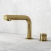 Urban Brushed Gold Deck Mounted Bath Mixer Tap