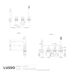 Urban Brushed Gold Deck Mounted Bath Shower Mixer Tap 7 Urban Brushed Gold Deck Mounted Bath Shower Mixer Tap -Home Bathroom Shop urban brushed gold deck mounted bath shower mixer tap p6146 37258 zoom