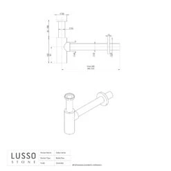 Urban Gunmetal Bottle Trap 7 Urban Gunmetal Bottle Trap -Home Bathroom Shop urban gunmetal bottle trap p1639 14775 zoom