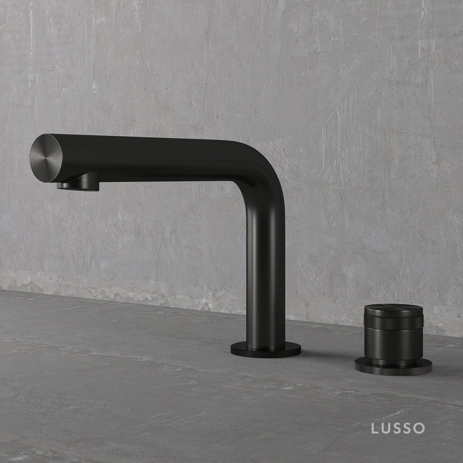 Urban Gunmetal Deck Mounted Bath Mixer Tap 1 Urban Gunmetal Deck Mounted Bath Mixer Tap