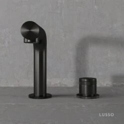 Urban Gunmetal Deck Mounted Bath Mixer Tap 6 Urban Gunmetal Deck Mounted Bath Mixer Tap -Home Bathroom Shop urban gunmetal deck mounted bath mixer tap p1610 16693 zoom