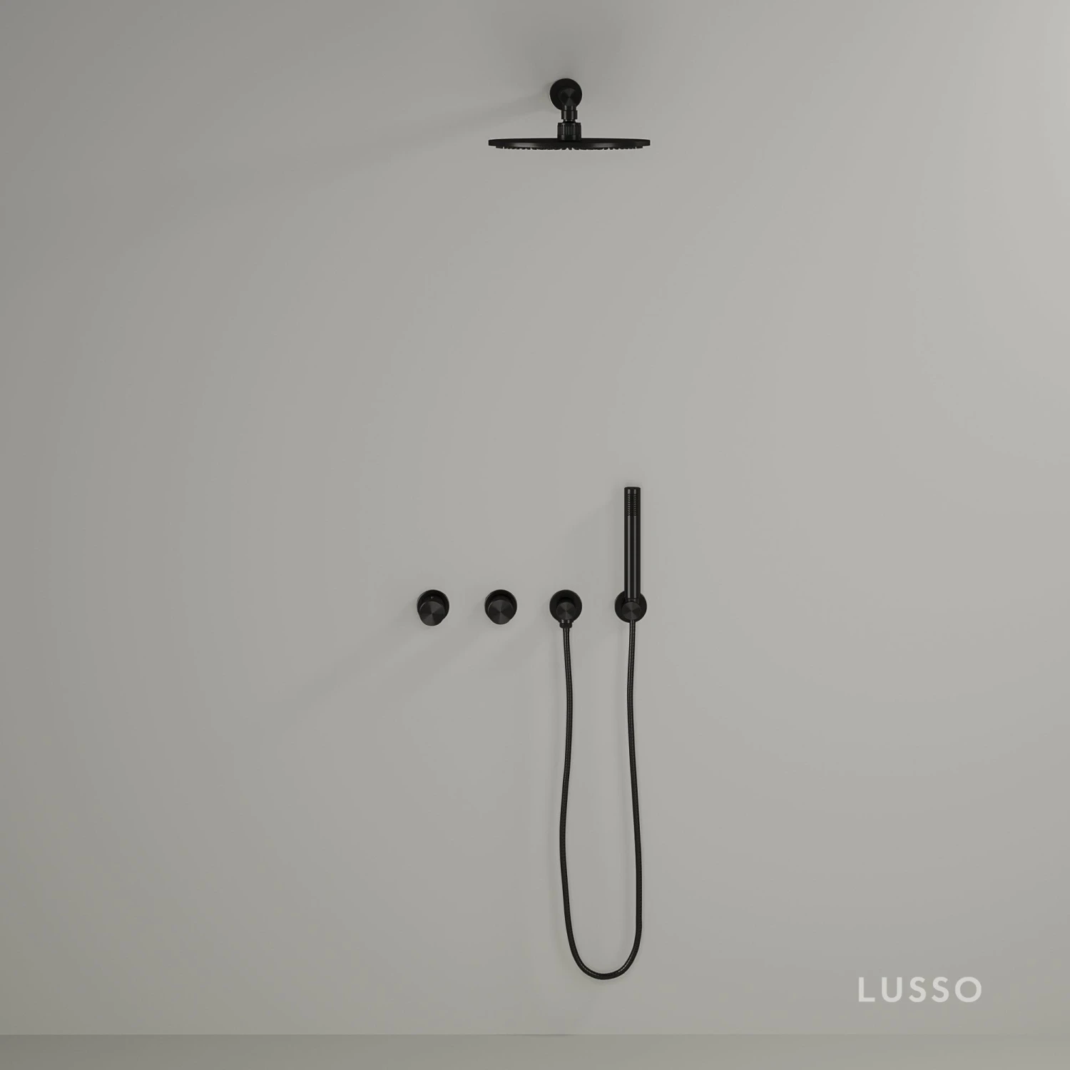 Urban Gunmetal Thermostatic Shower With Handheld Shower 1 Urban Gunmetal Thermostatic Shower With Handheld Shower