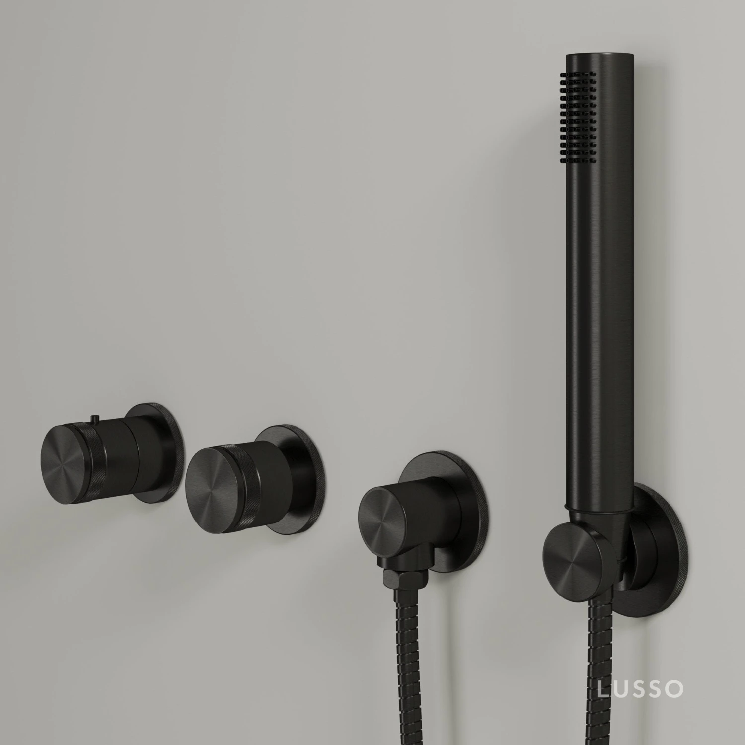 Urban Gunmetal Thermostatic Shower With Handheld Shower 3 Urban Gunmetal Thermostatic Shower With Handheld Shower - Image 3