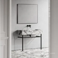 Vernante Vanity Unit With Arabescato Marble Basin 1000mm 6 Vernante Vanity Unit With Arabescato Marble Basin 1000mm -Home Bathroom Shop vernante vanity unit with arabescato marble basin 1000mm p5035 27664 image