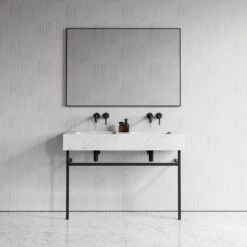 Vernante Vanity Unit With Carrara Marble Basin 1200mm
