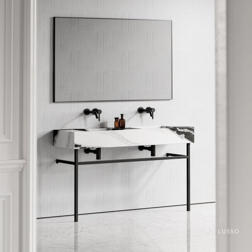 Vernante Vanity Unit With Panda Marble Basin 1400mm 6 Vernante Vanity Unit With Panda Marble Basin 1400mm - Image 6