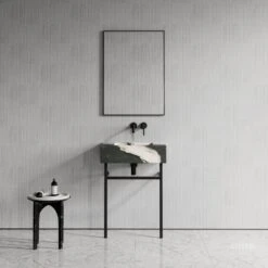 Vernante Vanity Unit With Panda Marble Basin 600mm