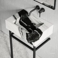 Vernante Vanity Unit With Panda Marble Basin 600mm 11 Vernante Vanity Unit With Panda Marble Basin 600mm -Home Bathroom Shop vernante vanity unit with panda marble basin 600mm p4936 26682 image