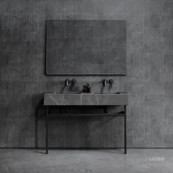 Vernante Vanity Unit With Pietra Grey Marble Basin 1200mm