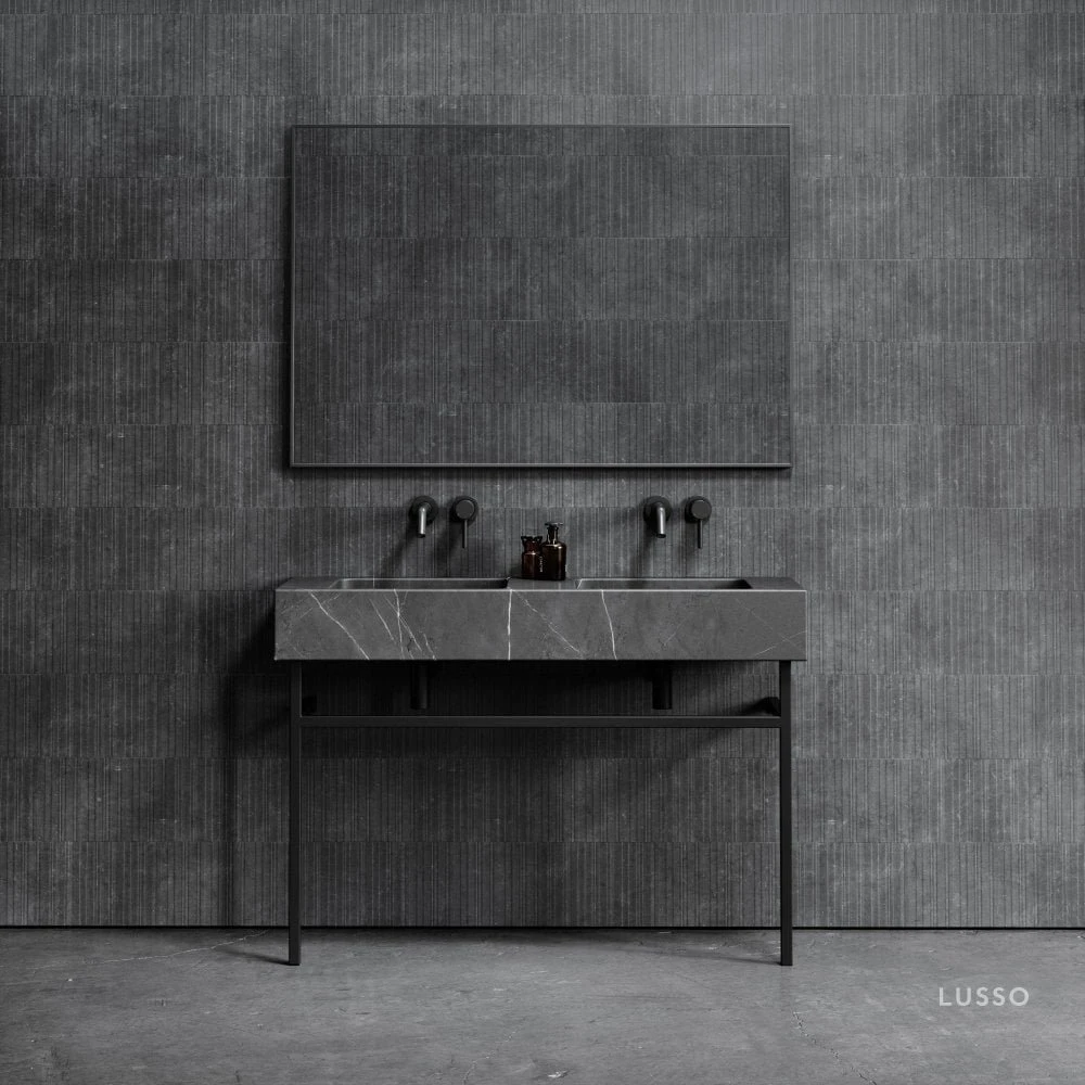 Vernante Vanity Unit With Pietra Grey Marble Basin 1200mm 1 Vernante Vanity Unit With Pietra Grey Marble Basin 1200mm