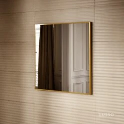 Vision Brushed Gold Mirror With Natural White LED Light And Demister 800mm 7 Vision Brushed Gold Mirror With Natural White LED Light And Demister 800mm -Home Bathroom Shop vision brushed gold mirror with natural white led light and demister 800mm p6489 40638 zoom