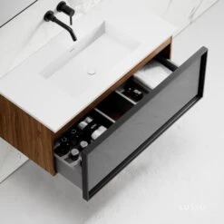 Vita Vanity Unit With Stone Basin (Anthracite 1000mm) 6 Vita Vanity Unit With Stone Basin (Anthracite 1000mm) -Home Bathroom Shop vita vanity unit with stone basin anthracite 1000mm p2310 16178 zoom