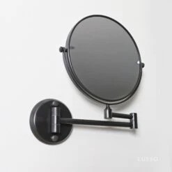 Vogue Wall Mount Cosmetic Mirror Brushed Matte Black