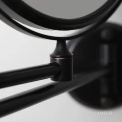 Vogue Wall Mount Cosmetic Mirror Brushed Matte Black 7 Vogue Wall Mount Cosmetic Mirror Brushed Matte Black -Home Bathroom Shop vogue wall mount cosmetic mirror brushed matte black p1269 8369 zoom