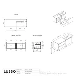 Vola Vanity Unit With Stone Basin (Concrete Grey 1200mm) -Home Bathroom Shop vola vanity unit with stone basin concrete grey 1200mm p1902 35927 zoom
