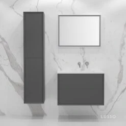 Volini Bathroom Storage Cabinet Matte Anthracite 350mm 6 Volini Bathroom Storage Cabinet Matte Anthracite 350mm -Home Bathroom Shop volini bathroom storage cabinet matte anthracite 350mm p1417 8459 zoom
