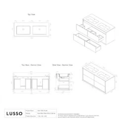 Volini Double Bathroom Vanity Unit Matte Black 1200mm 11 Volini Double Bathroom Vanity Unit Matte Black 1200mm -Home Bathroom Shop volini double bathroom vanity unit matte black 1200mm p3989 43188 zoom