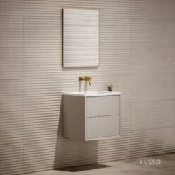 Volini Vanity Unit With Stone Basin (Matte Cappuccino 600mm) 8 Volini Vanity Unit With Stone Basin (Matte Cappuccino 600mm) -Home Bathroom Shop volini vanity unit with stone basin matte cappuccino 600mm p1834 40052 zoom