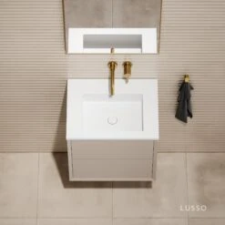 Volini Vanity Unit With Stone Basin (Matte Cappuccino 600mm) 9 Volini Vanity Unit With Stone Basin (Matte Cappuccino 600mm) -Home Bathroom Shop volini vanity unit with stone basin matte cappuccino 600mm p1834 40053 zoom