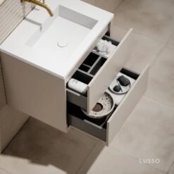 Volini Vanity Unit With Stone Basin (Matte Cappuccino 600mm) 10 Volini Vanity Unit With Stone Basin (Matte Cappuccino 600mm) -Home Bathroom Shop volini vanity unit with stone basin matte cappuccino 600mm p1834 40054 zoom
