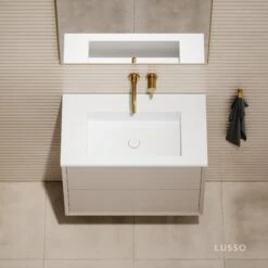 Volini Vanity Unit With Stone Basin (Polished Cappuccino 800mm) 9 Volini Vanity Unit With Stone Basin (Polished Cappuccino 800mm) -Home Bathroom Shop volini vanity unit with stone basin polished cappuccino 800mm p3482 40037 zoom