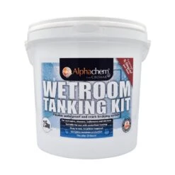 Wet Room Walk In Shower Tray Kit - Offset Drain + Tanking Kit + Matte Black Waste Kit (ALL SIZES) -Home Bathroom Shop wet room walk in shower tray kit offset drain tanking kit matte black waste kit all sizes p5164 31476 image