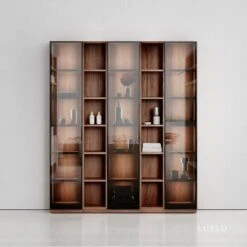 Zotto 5-Piece American Walnut Bathroom Storage Cabinet With LED 7 Zotto 5-Piece American Walnut Bathroom Storage Cabinet With LED -Home Bathroom Shop zotto 5 piece american walnut bathroom storage cabinet with led p2294 17108 zoom