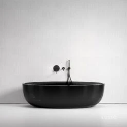 Zurra Lucid Black Freestanding Stone Bath 1700mm 6 Zurra Lucid Black Freestanding Stone Bath 1700mm -Home Bathroom Shop zurra lucid black freestanding stone bath 1700mm p2748 30120 zoom